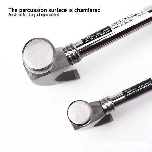 Martelo de Unha HARDEN com Cabo Tubular em Aço e Empunhadura Emborrachada – Modelos 250g e 450g