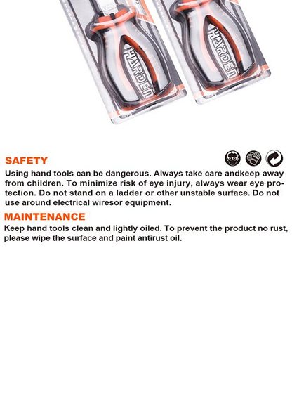 Alicate Bico Torto 150 mm (6") Harden – Aço CRV, Cabo Ergonômico e Acabamento Anticorrosão