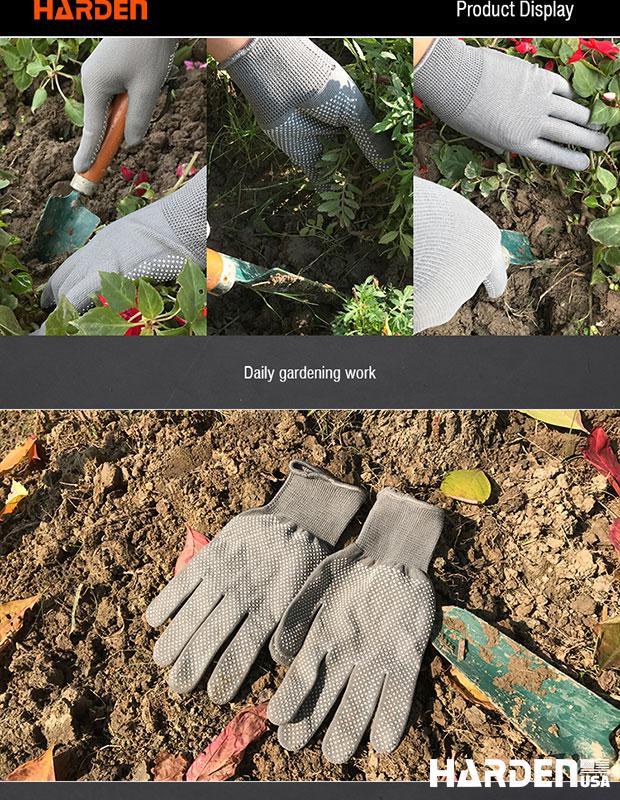 Luva de Jardinagem 230 mm (9”) Harden – Conforto, Ventilação e Punho de Alta Elasticidade