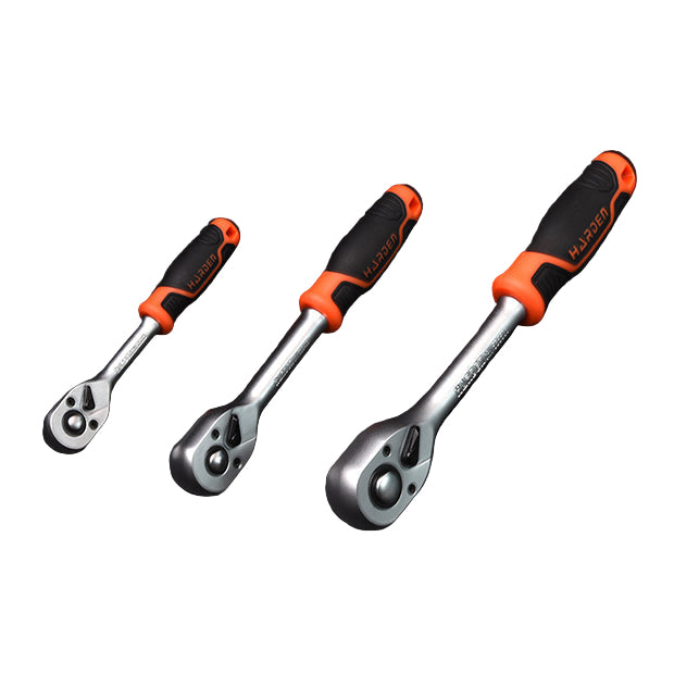 Catraca 1/4" HARDEN com Sistema de Liberação Rápida – Aço Cromo Vanádio (Cr-V)