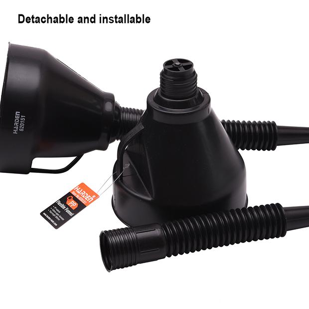 Funil Flexível HARDEN 140×380 mm – Alto Alcance, Estrutura Reforçada e Uso Profissional