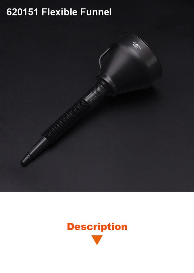 Funil Flexível HARDEN 140×380 mm – Alto Alcance, Estrutura Reforçada e Uso Profissional