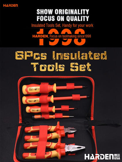 Conjunto de Ferramentas Isoladas - 6 Peças