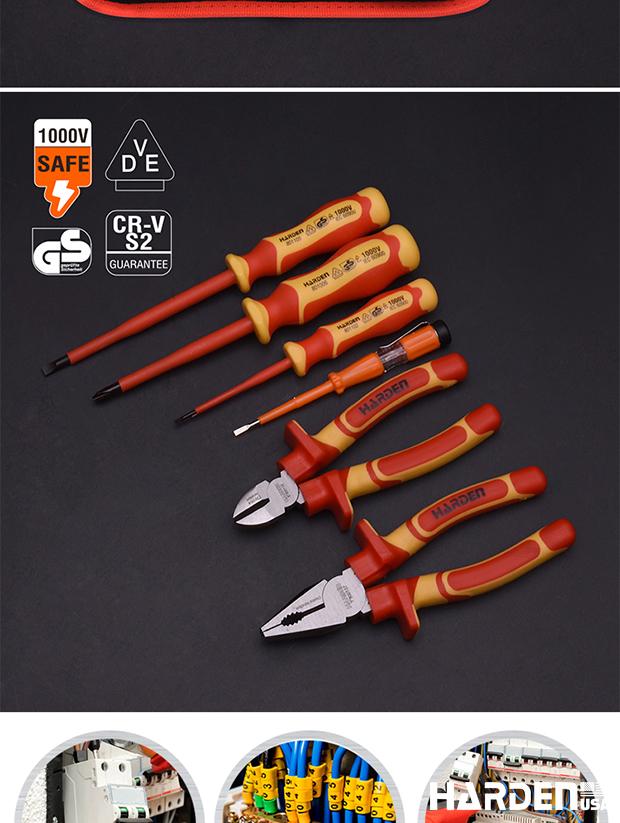 Conjunto de Ferramentas Isoladas - 6 Peças