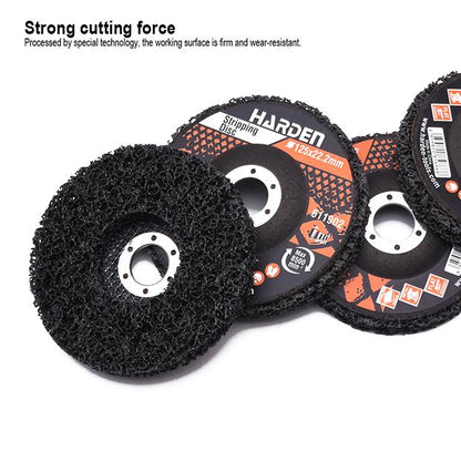 Disco Strip HARDEN para Remoção de Ferrugem, Tinta e Solda – Alta Performance com Base de Fibra