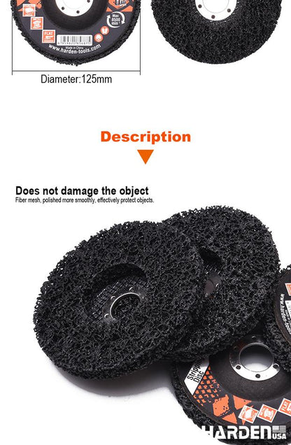 Disco Strip HARDEN para Remoção de Ferrugem, Tinta e Solda – Alta Performance com Base de Fibra