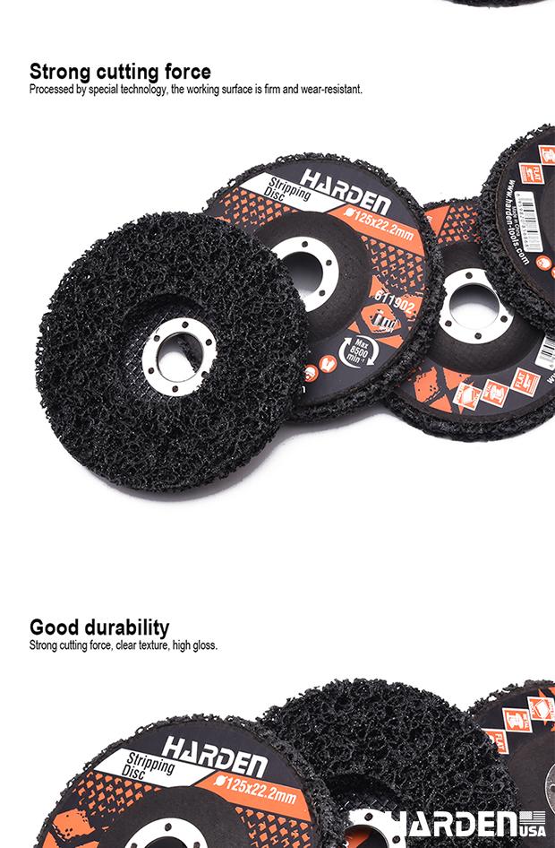 Disco Strip HARDEN para Remoção de Ferrugem, Tinta e Solda – Alta Performance com Base de Fibra