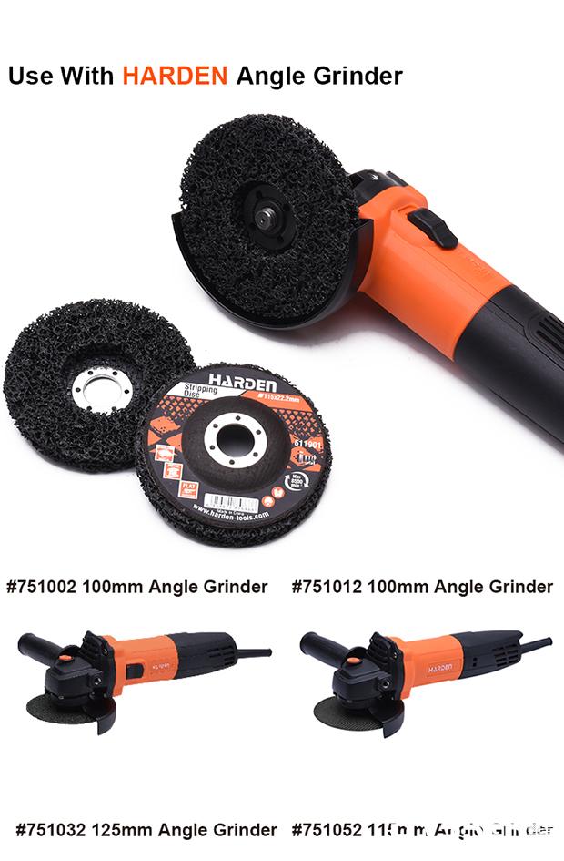 Disco Strip HARDEN para Remoção de Ferrugem, Tinta e Solda – Alta Performance com Base de Fibra