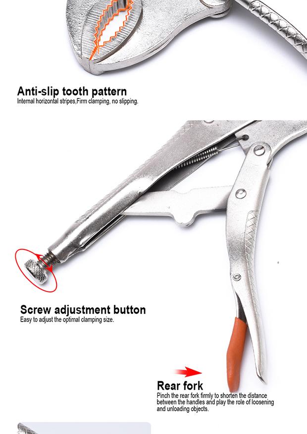 Alicate Lock-Grip de Mandíbula Oval 10"