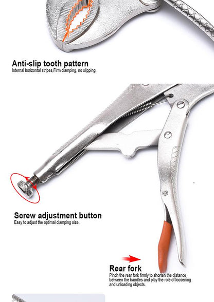 Alicate Lock-Grip de Mandíbula Oval 10"