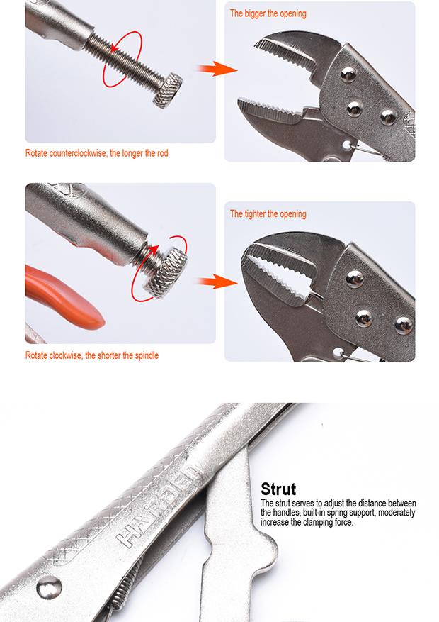 Alicate Lock-Grip de Mandíbula Oval 10"