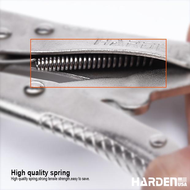 Alicate de Pressão HARDEN – Bico Reto e Abaulado em Aço Niquelado (7” e 10”)