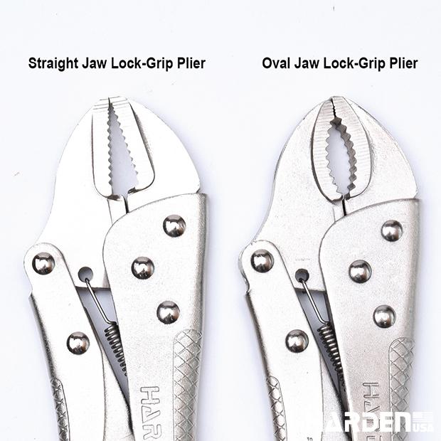 Alicate de Pressão HARDEN – Bico Reto e Abaulado em Aço Niquelado (7” e 10”)