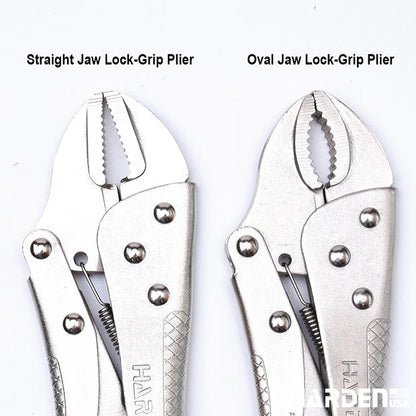 Alicate de Pressão HARDEN – Bico Reto e Abaulado em Aço Niquelado (7” e 10”)