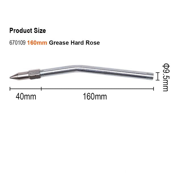 Mangueira de Graxa Harden 160 mm em Aço Reforçado para Engraxadeiras