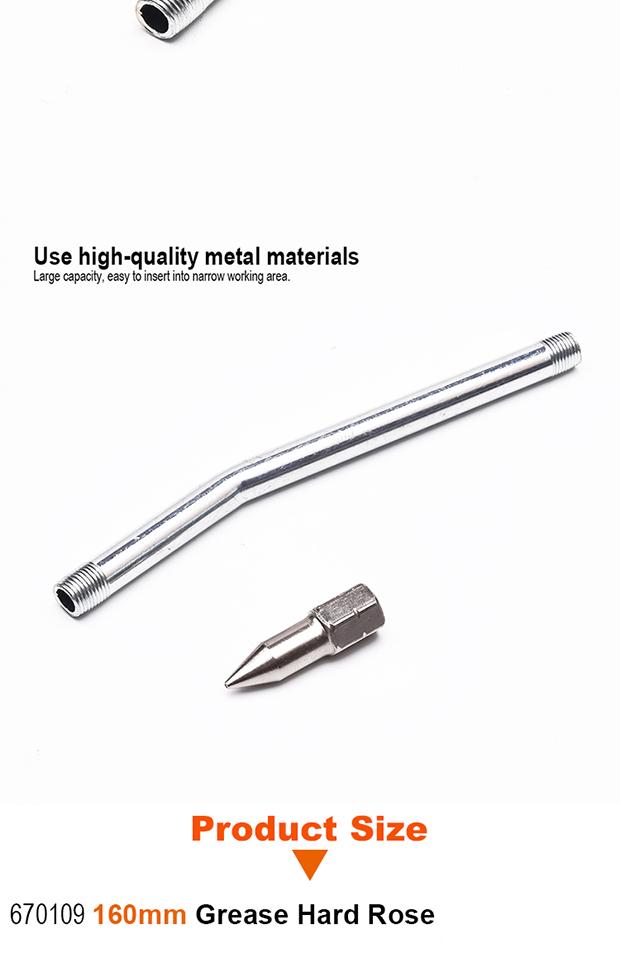 Mangueira de Graxa Harden 160 mm em Aço Reforçado para Engraxadeiras