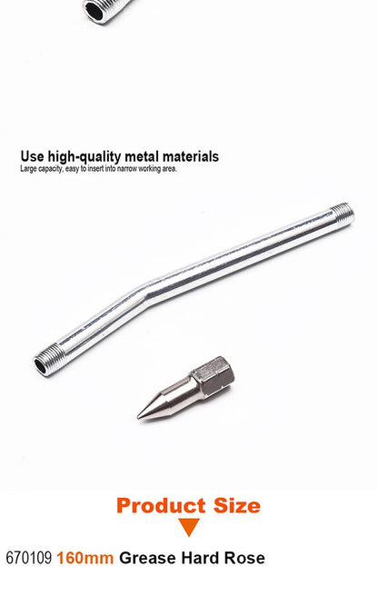 Mangueira de Graxa Harden 160 mm em Aço Reforçado para Engraxadeiras