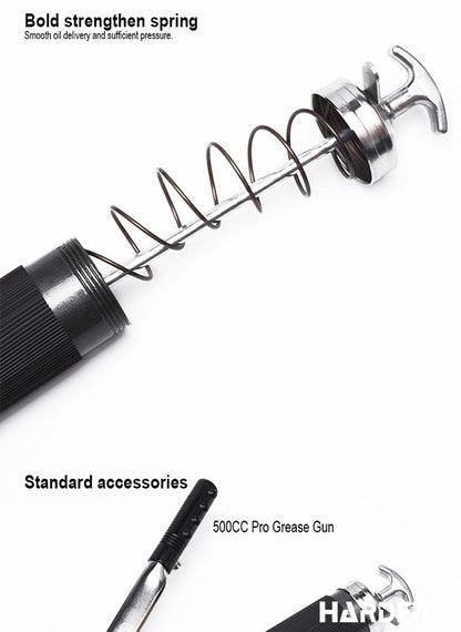 Pistola de Graxa Harden 500CC com Cabeçote Reforçado e Empunhadura Ergonômica