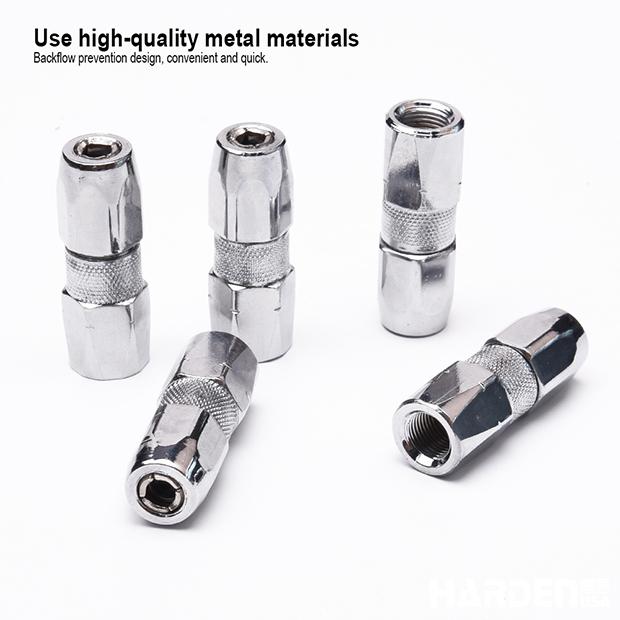 Jogo com 10 Engates de Graxa HARDEN – Conexão Rápida com Válvula Interna Antivazamento