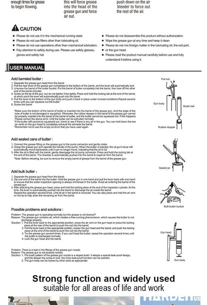 Mangueira Flexível de Graxa 300 mm Harden – Nylon Reforçado para Engraxadeiras