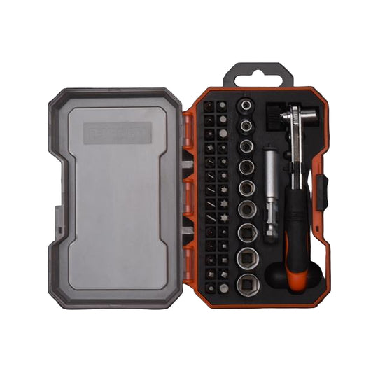 Conjunto de Chave de Catraca e Pontas de Chave de Fenda com 39 Peças