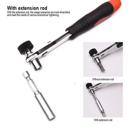 Conjunto de Chave de Catraca e Pontas de Chave de Fenda com 39 Peças