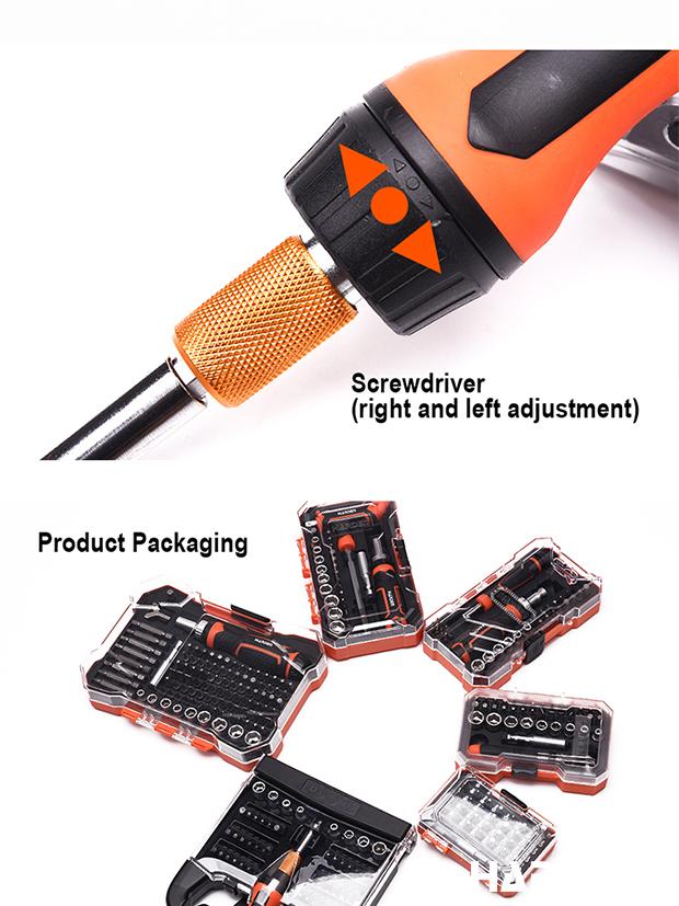 Jogo de Chave Catraca Tipo T com Bits HARDEN 46 Peças – Encaixe 1/4” (6,35 mm)