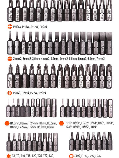 Jogo de Chave Catraca Tipo T com Bits HARDEN 46 Peças – Encaixe 1/4” (6,35 mm)