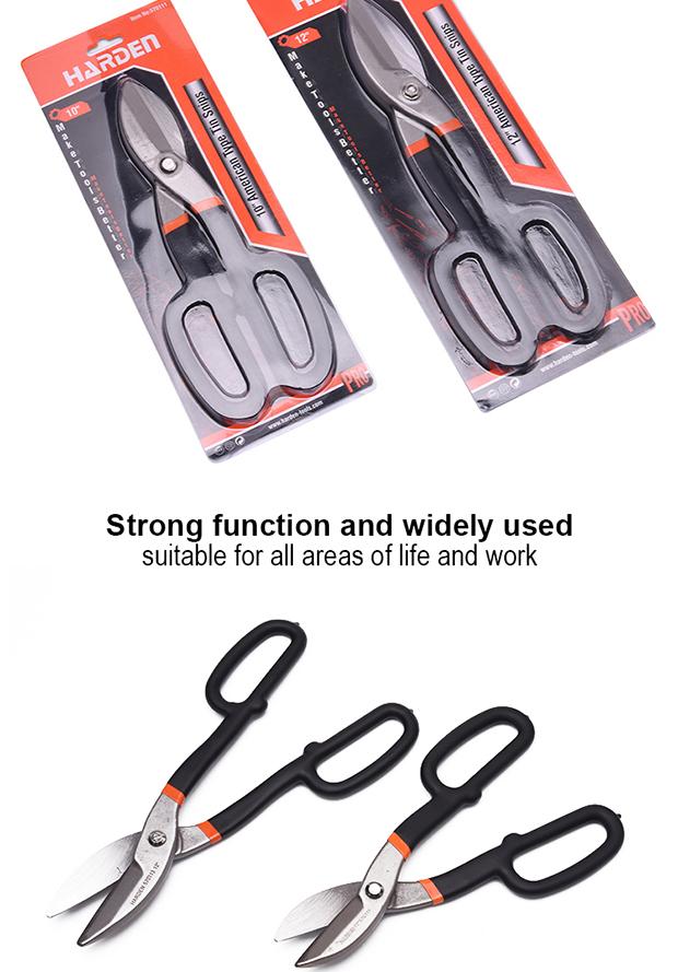 Tesoura para Chapa HARDEN em Aço Carbono Forjado