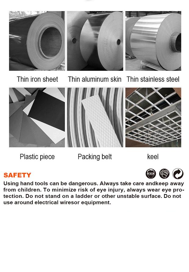 Tesoura para Chapa HARDEN em Aço Carbono Forjado