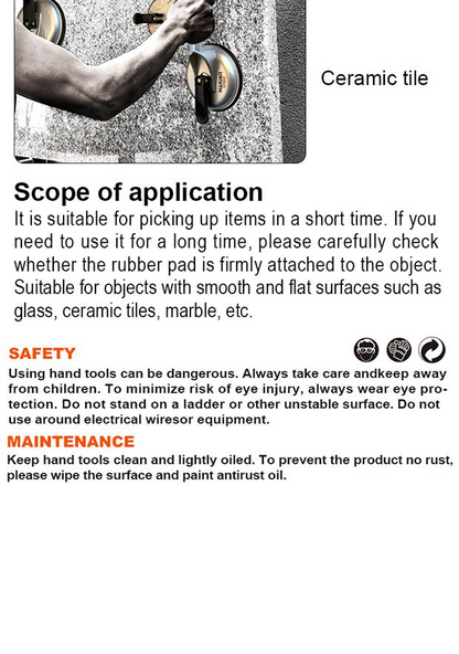 Levantador de Sucção de Única Cabeça