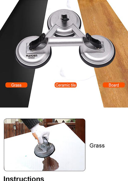 Levantador de Sucção Triplo Heads - Ideal para Trabalhos Pesados