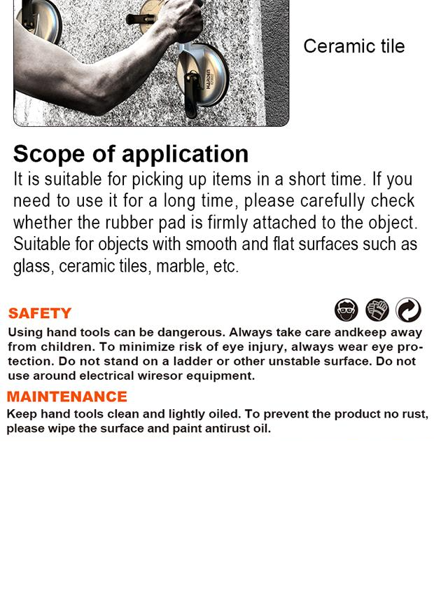 Levantador de Sucção Triplo Heads - Ideal para Trabalhos Pesados