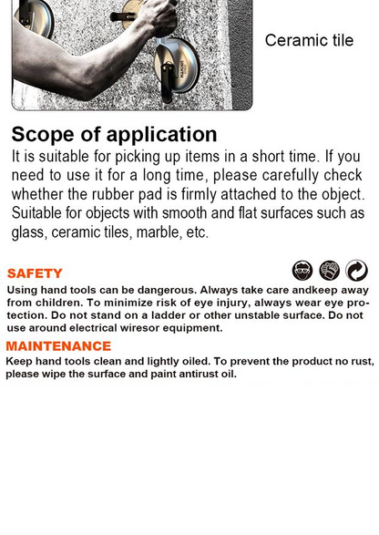 Levantador de Sucção Triplo Heads - Ideal para Trabalhos Pesados