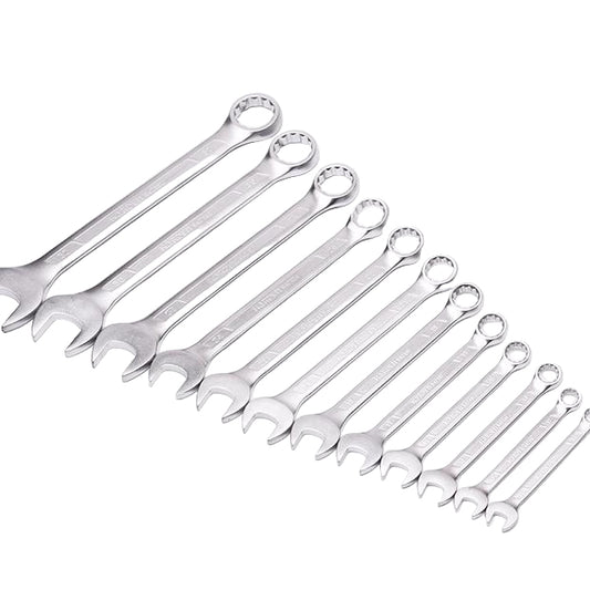 Jogos de Chaves Combinadas HARDEN em Aço Carbono com Estojo – Kits de 8, 10, 12 e 15 Peças