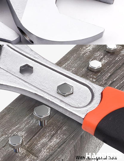 Chave Ajustável Profissional HARDEN 8", 10" e 12" – Aço Carbono Cromado para Uso Profissional e Hobistas