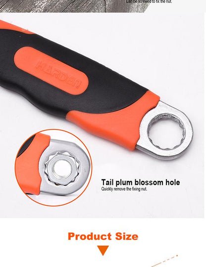 Chave Ajustável Profissional HARDEN 8", 10" e 12" – Aço Carbono Cromado para Uso Profissional e Hobistas