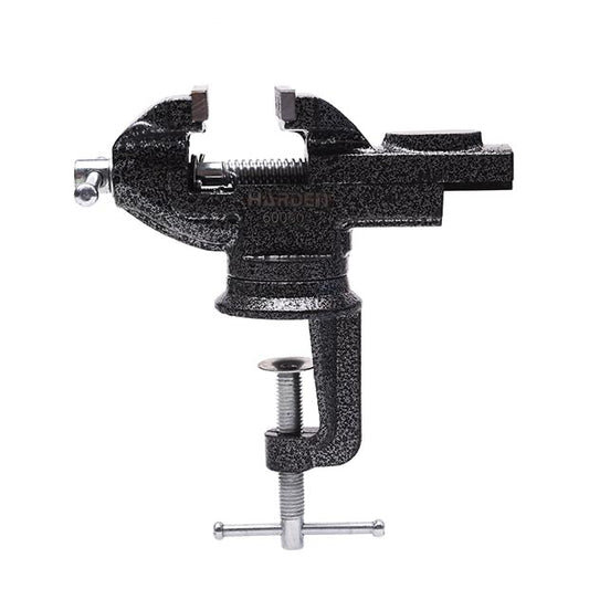 Morsa de Bancada 70mm HARDEN em Ferro Fundido com Base Giratória