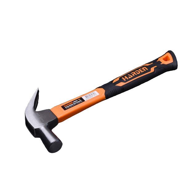 Martelo Unha HARDEN 27mm com Cabo de Fibra e Cabeça em Aço Forjado Temperado