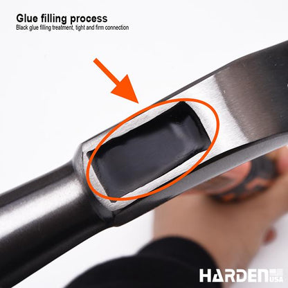 Martelo Unha HARDEN 27mm com Cabo de Fibra e Cabeça em Aço Forjado Temperado