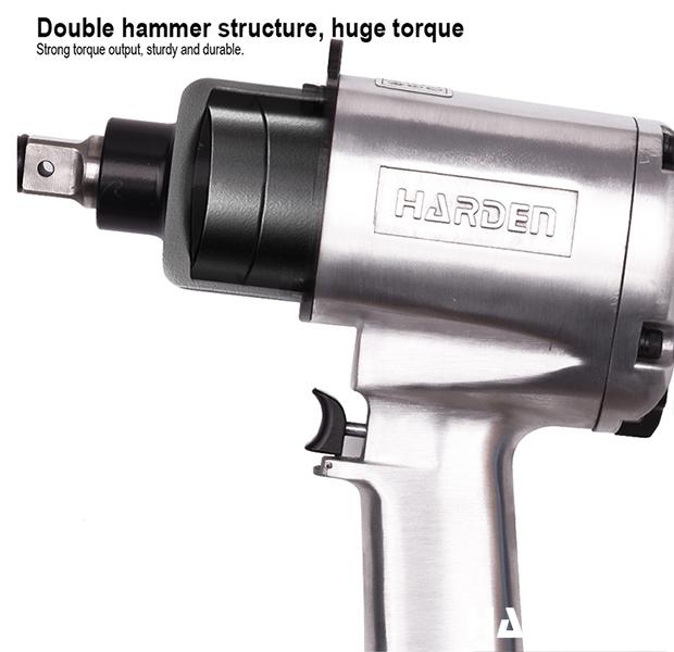 Chave de Impacto Pneumática 3/4" Harden – Alta Potência, 1200Nm de Torque, Certificação CE