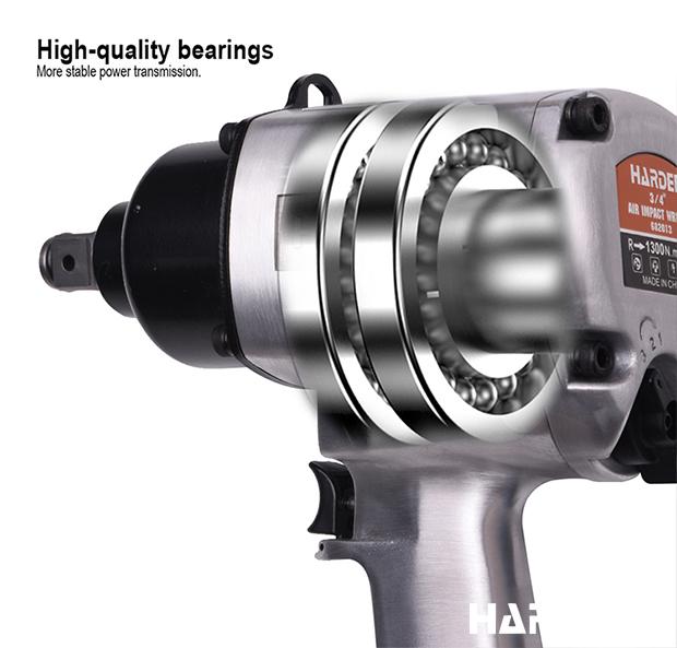 Chave de Impacto Pneumática 3/4" Harden – Alta Potência, 1200Nm de Torque, Certificação CE