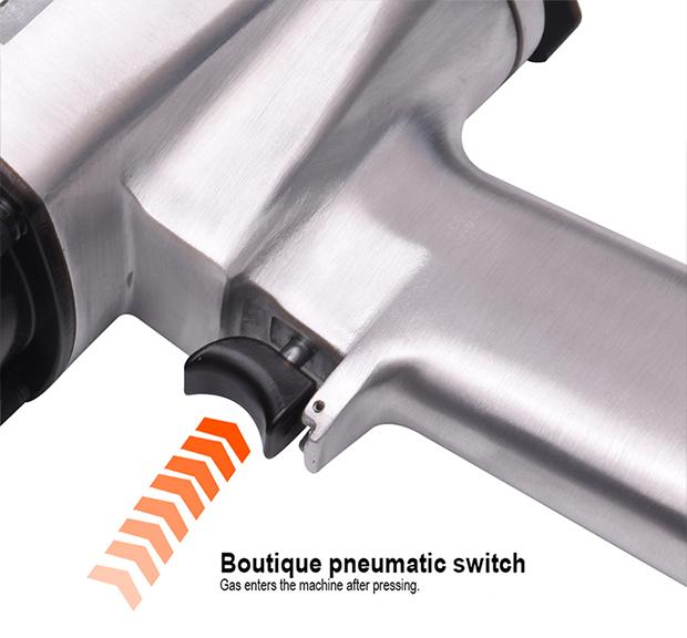 Chave de Impacto Pneumática 3/4" Harden – Alta Potência, 1200Nm de Torque, Certificação CE