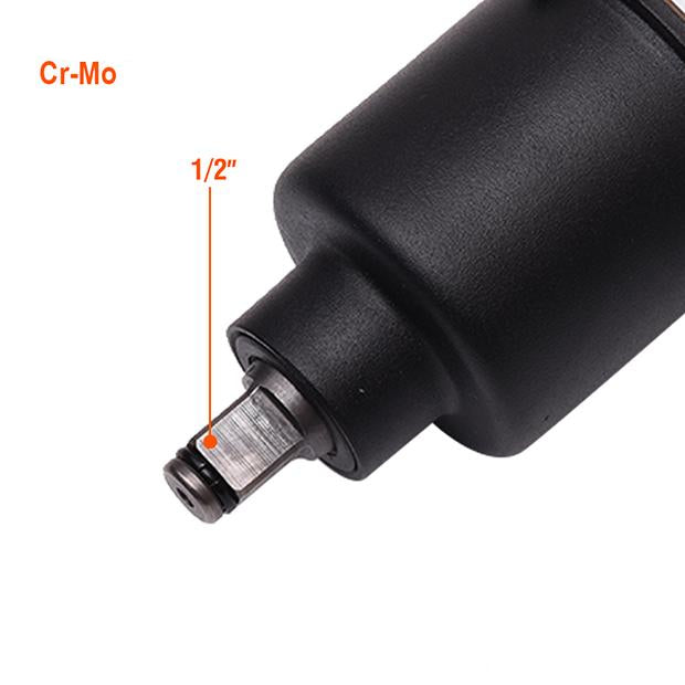 Chave de Impacto Pneumática 1/2" Harden – 640Nm, Alto Torque e Baixa Vibração