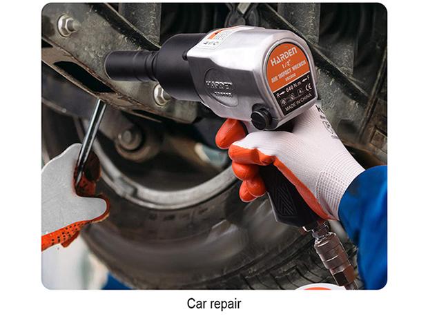 Chave de Impacto Pneumática 1/2" Harden – 640Nm, Alto Torque e Baixa Vibração