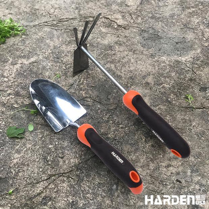 Pá de Jardinagem HARDEN 320 x 80 mm (12,6” x 3,1”) em Aço Inoxidável com Cabo Ergonômico
