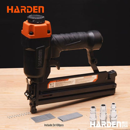 Grampeador e Pinador Pneumático HARDEN 2 em 1 18 Ga para Marcenaria e Montagem