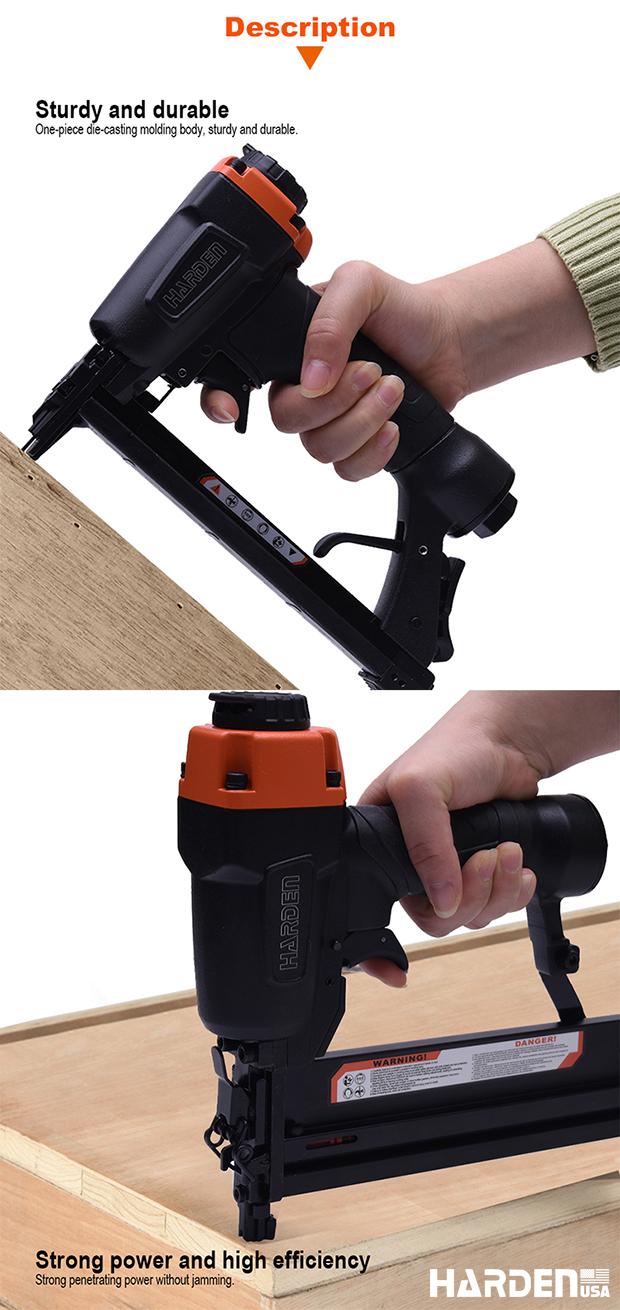 Grampeador e Pinador Pneumático HARDEN 2 em 1 18 Ga para Marcenaria e Montagem