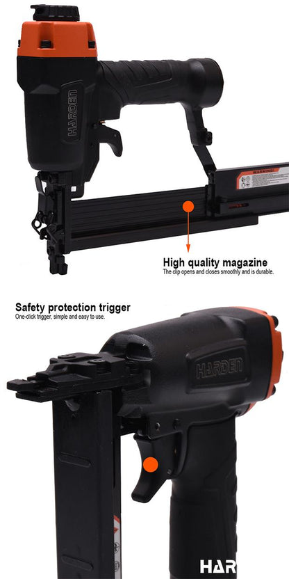 Grampeador e Pinador Pneumático HARDEN 2 em 1 18 Ga para Marcenaria e Montagem