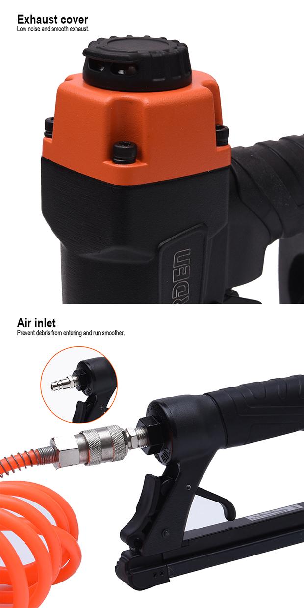 Grampeador e Pinador Pneumático HARDEN 2 em 1 18 Ga para Marcenaria e Montagem